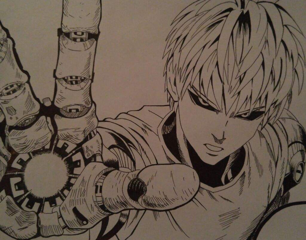 How to Draw Genos The Demon from One Punch Man! Anime Amino