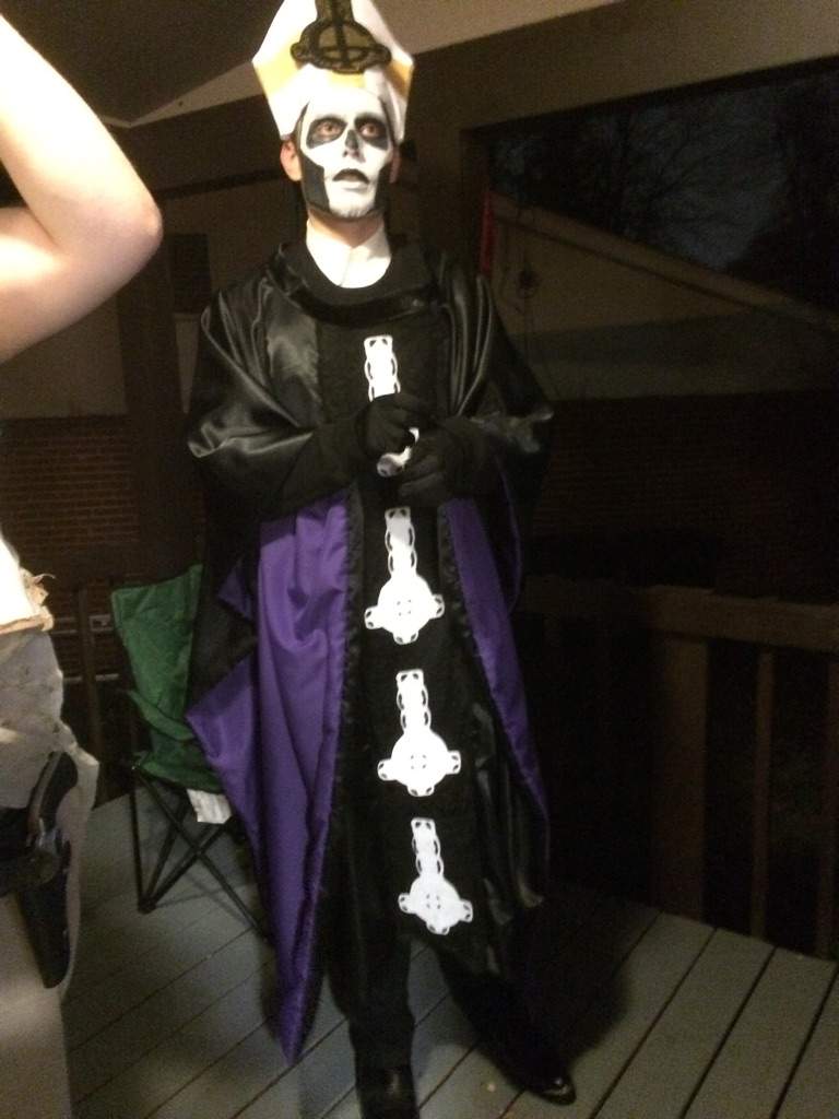 Ryan's Costume 2015- Papa Emeritus (Ghost) | Crafty Amino