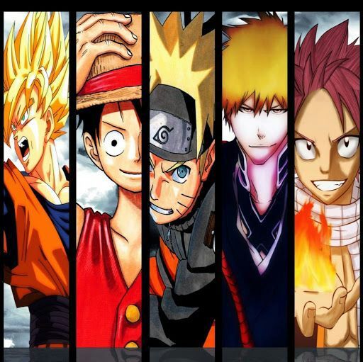 One Piece Dragon Ball Z Naruto Bleach And Fairy Tail In One