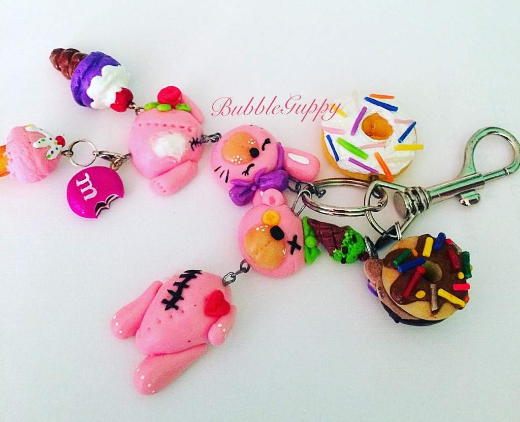 tiny stuffed animal keychains