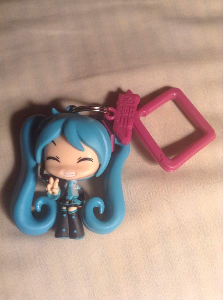 hatsune miku plush keychain