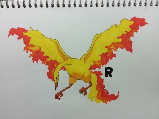 Moltres Drawing Tutorial Pokémon Amino