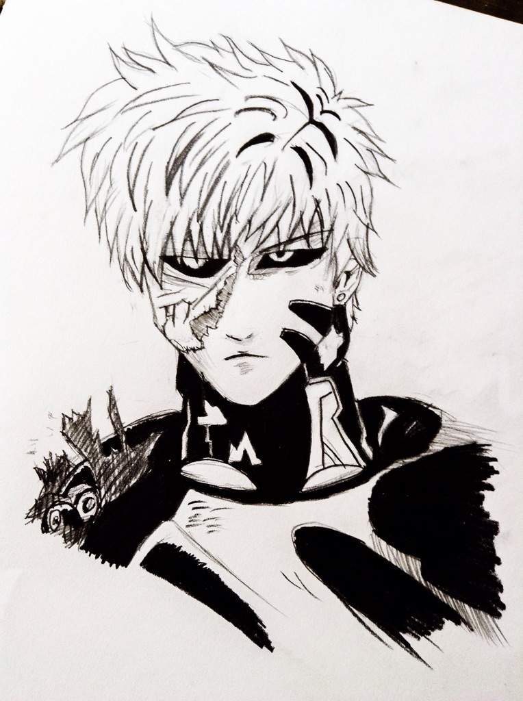 Genos drawing | Anime Amino