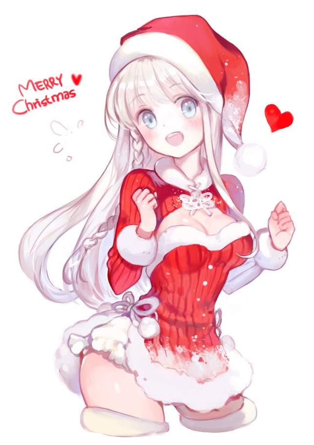 Anime Christmas Drawings / CHIBI SANTA by Miyancaoi on DeviantArt