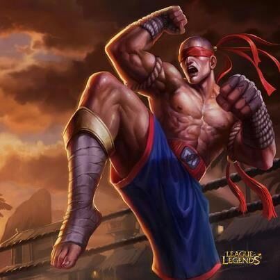 muay thai lee sin drawing