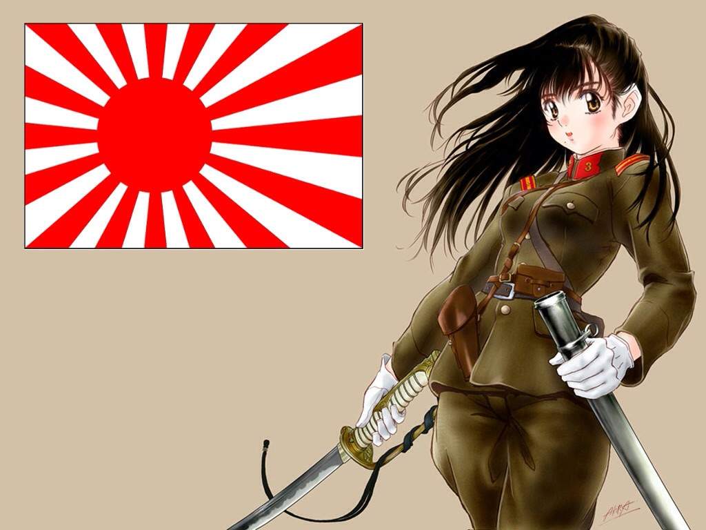 Japanese army girl