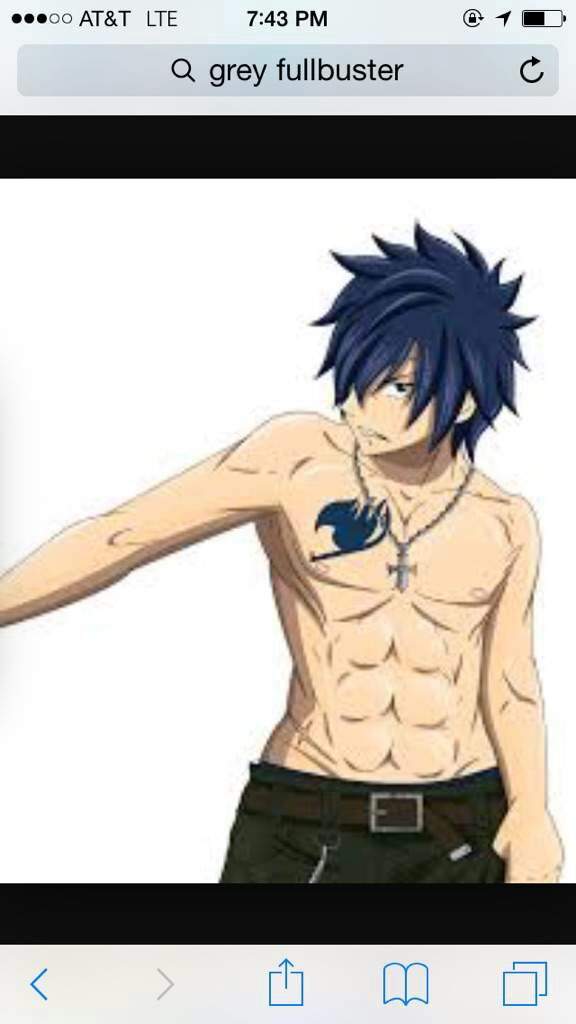 gray fullbuster smile