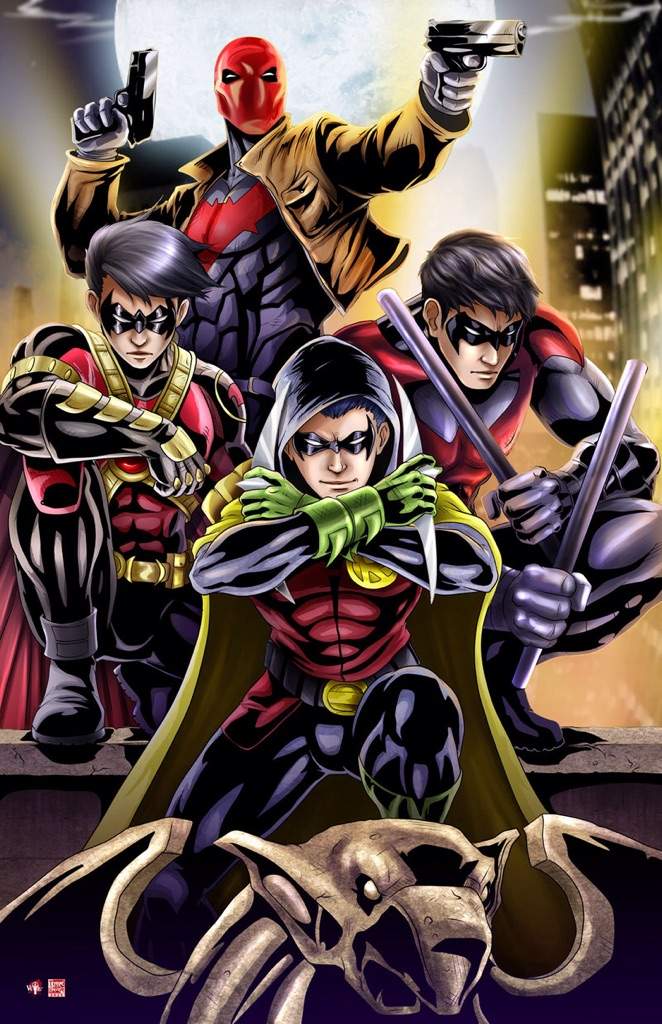 HISTORY OF THE 5 ROBIN'S | Comics Amino