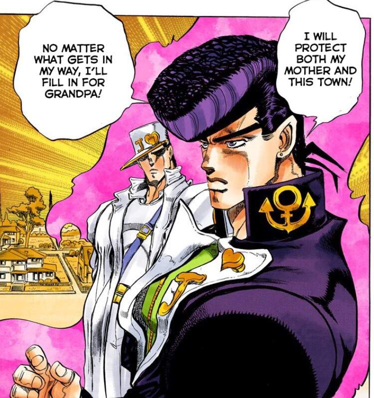 If Josuke was drawn in Part 3 Style : StardustCrusaders