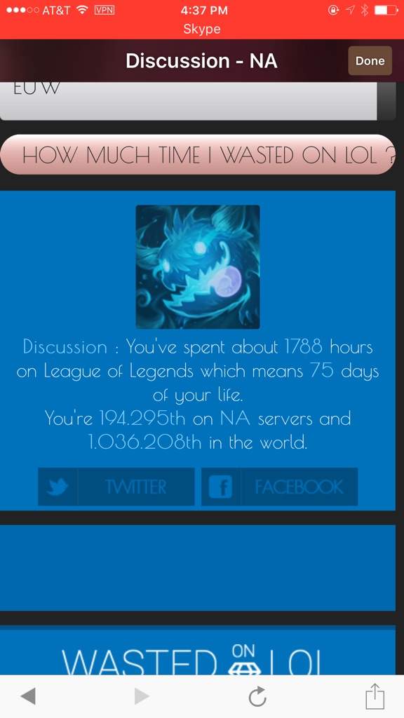 How Much Time I Wasted In Lol