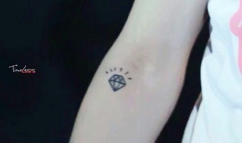 Chanyeol Tattoo Diamond | chanyeol tatts appreciation k pop amino Chanyeol Tattoo Diamond | chanyeol tatts appreciation k pop amino