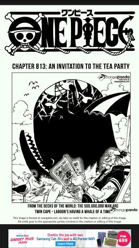 One Piece Manga Chapter 813 Anime Amino