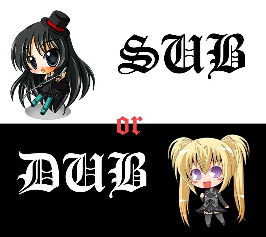 Sub Vs Dub | Anime Amino