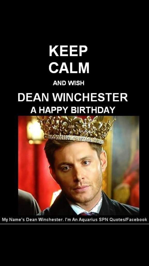 Happy birthday Dean | Supernatural Amino