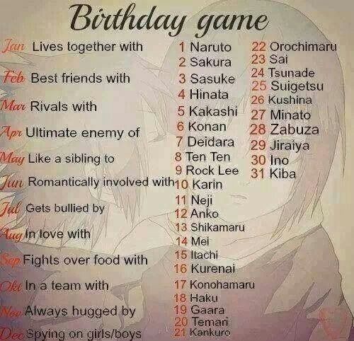 ♥~Anime Birthday Game~♥ | Anime Amino