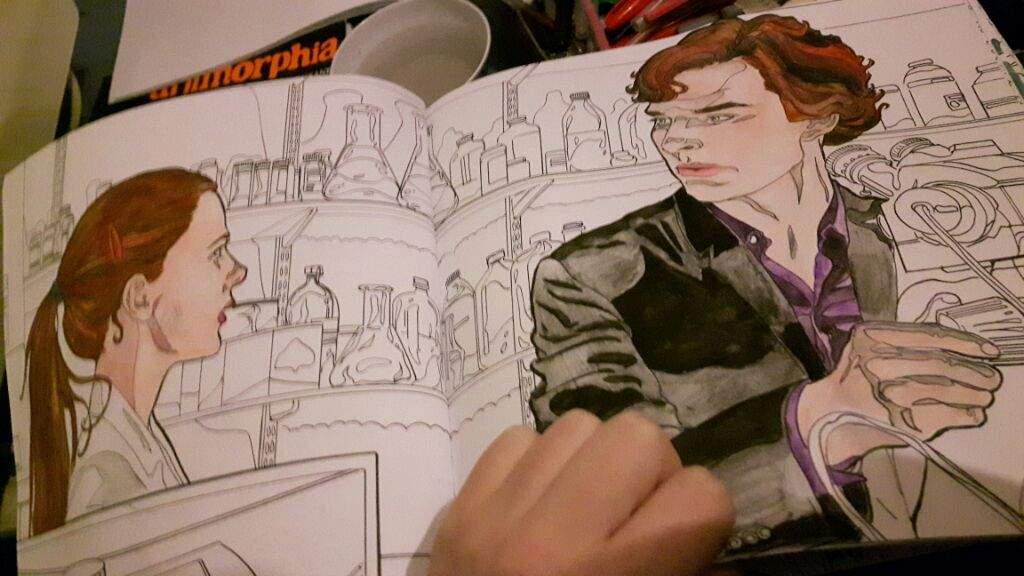 Sherlock the mind palace colouring book Sherlock Amino