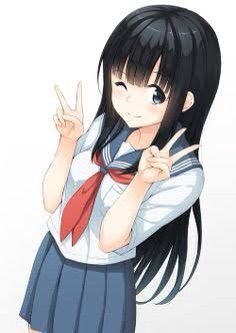 Image result for anime school girl