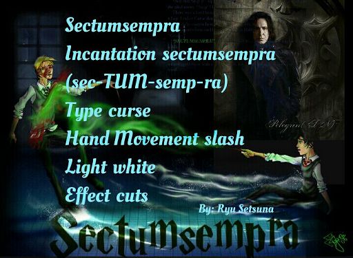 Sectumsempra A Favorite Spell Of Mine Wiki Harry Potter Amino