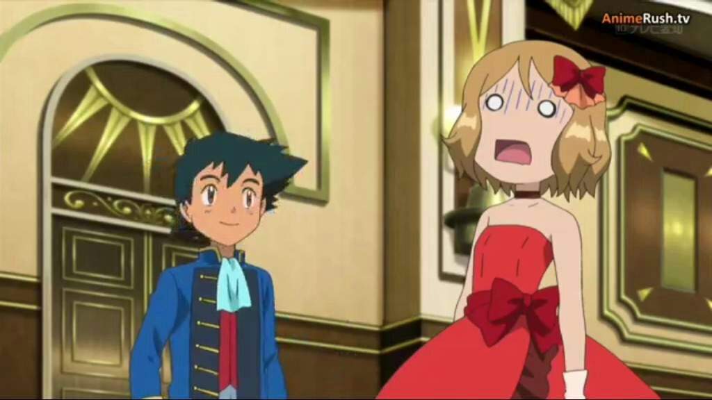 Ash and Miette s dance Serena jealous Pokémon Amino