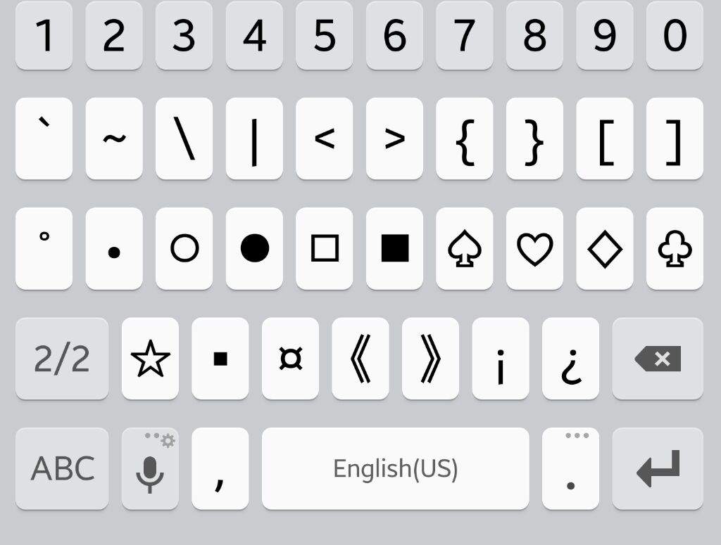 cool keyboard icons