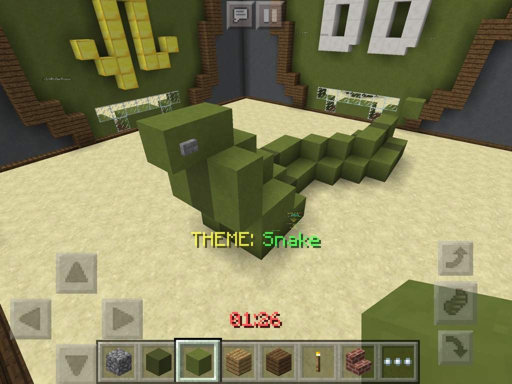 minecraft build battle snake