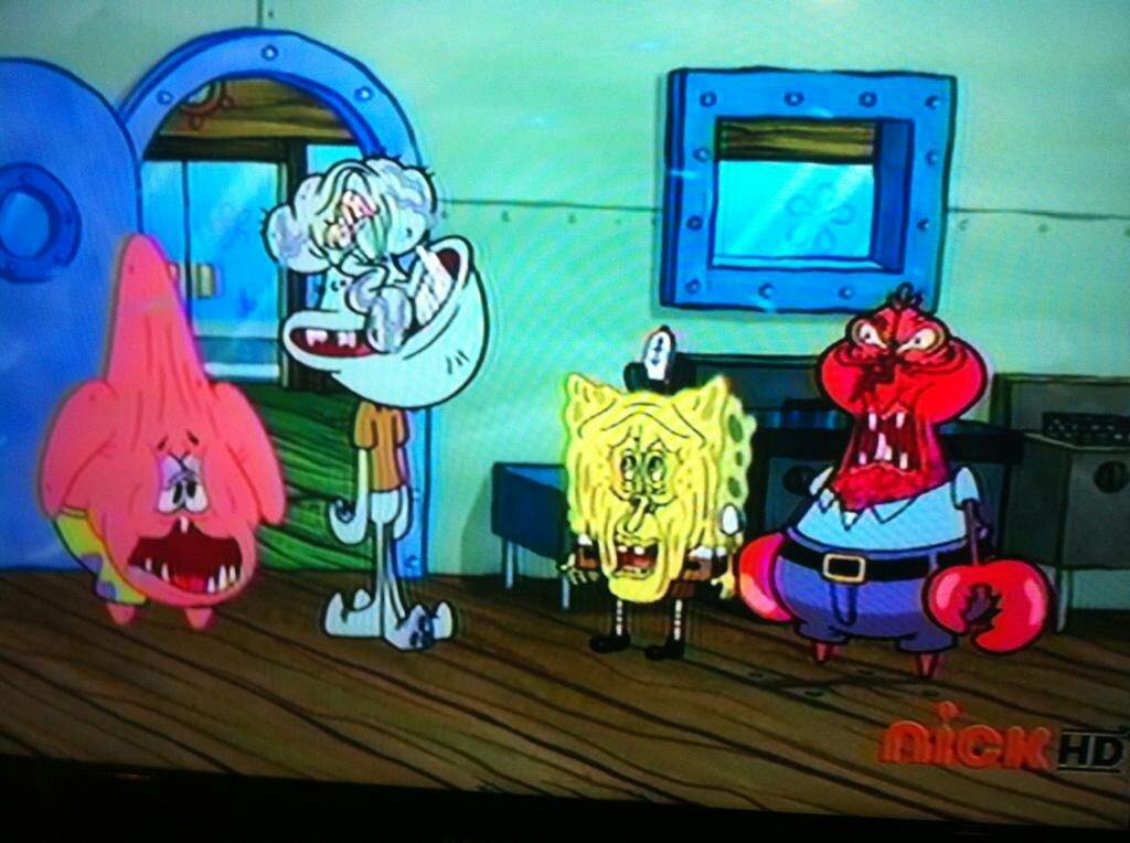 Disturbing Spongebob pics(PG-13) | Cartoon Amino