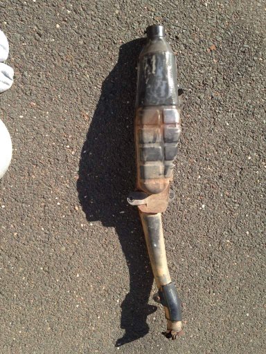 yamaha warrior 350 dg exhaust