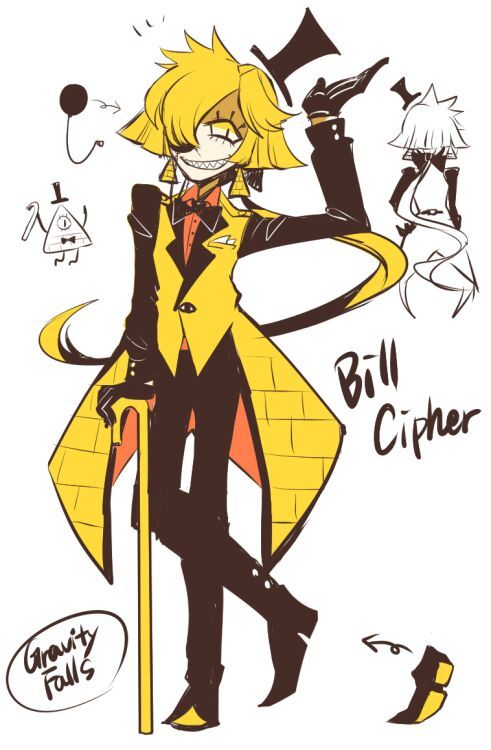 Human Bill Cipher Cartoon Amino