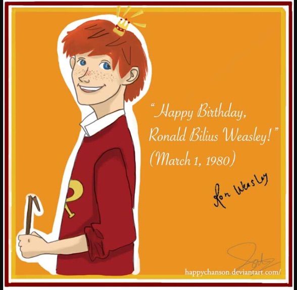 ☘Happy Birthday Ron☘ | Harry Potter Amino