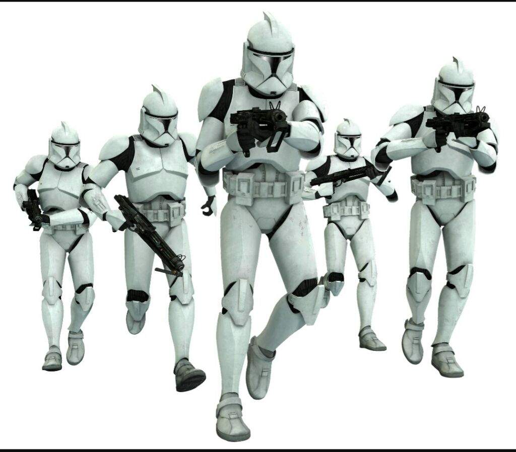 clone army stormtroopers