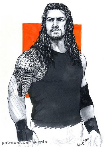 Roman Reigns Art Pic | Wrestling Amino