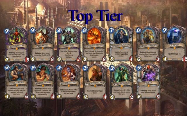 hearthstone arena class tier list