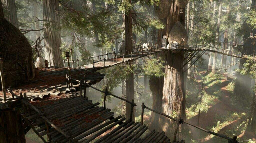 1983 star wars ewok village