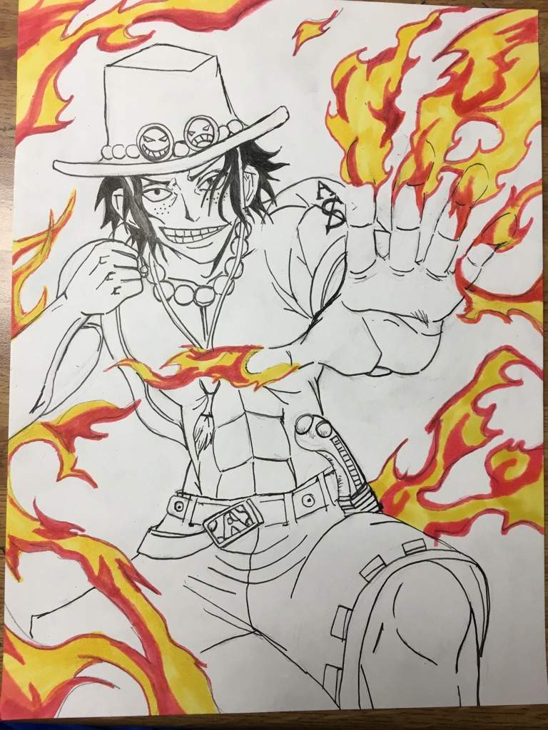 Portgas D. Ace Drawing | Anime Amino