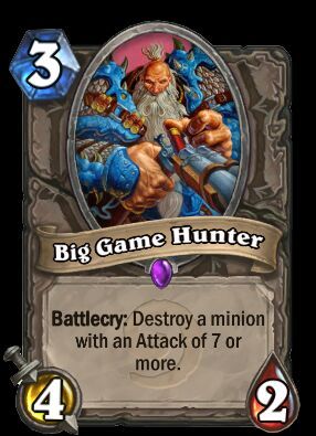 Will Big Game Hunter Be Removed Hearthstone Amino
