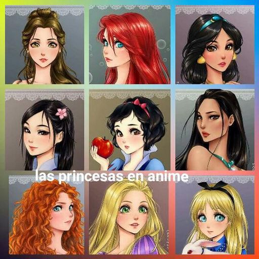 Las Princesas De Disney En Anime •anime• Amino 5562