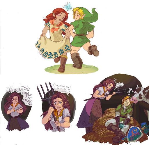 Link X Malon Wiki Zelda Amino 7156