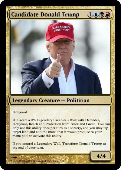 Donald Trump May Do Some Good | MTG Amino