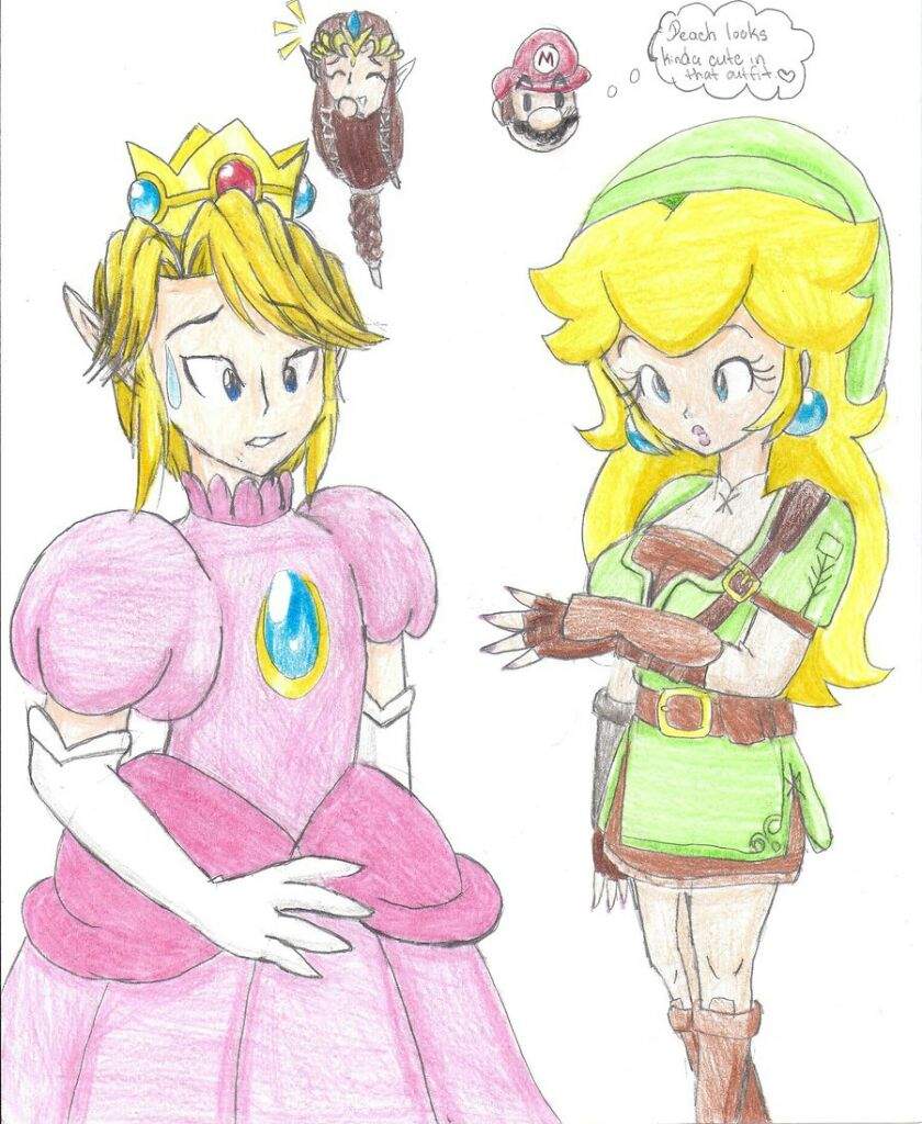 Link X Peach Wiki Zelda Amino