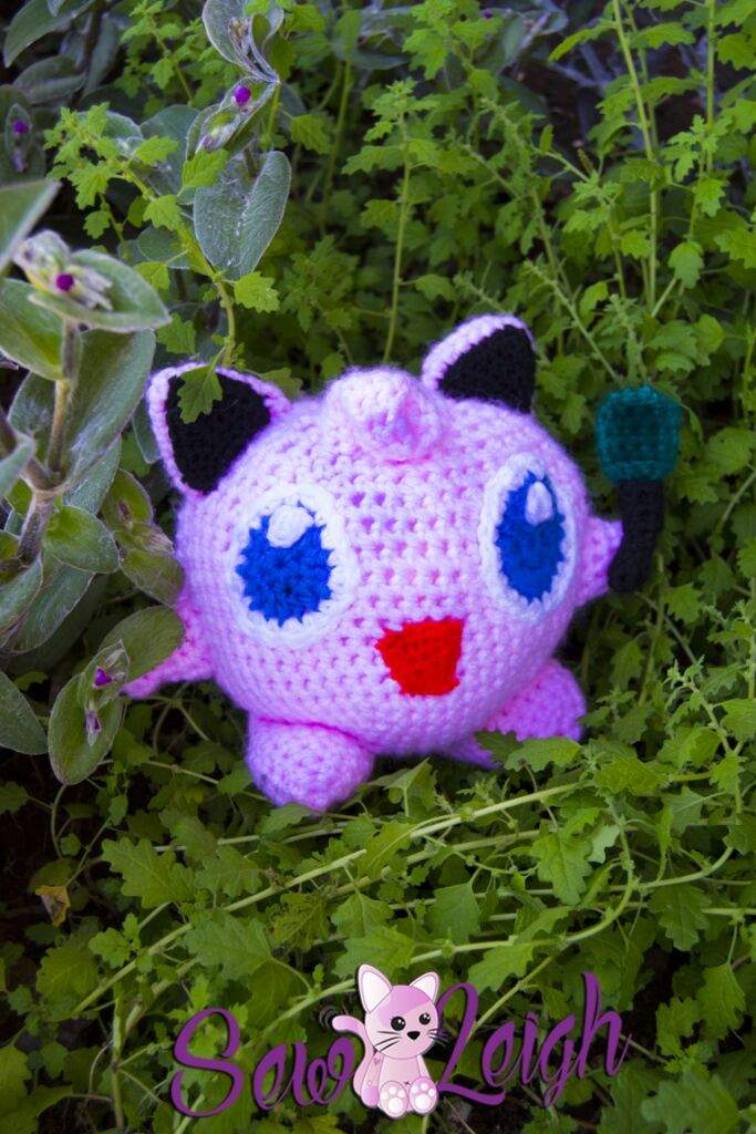 Jigglypuff Amigurumi with mike (pattern will be released ...