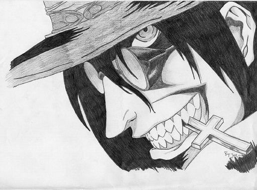 Hellsing Alucard Coloring Anime Amino 0186