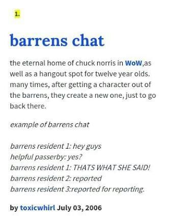 Barrens chat trolls