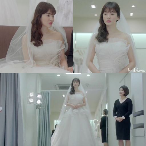 song hye kyo wedding gown