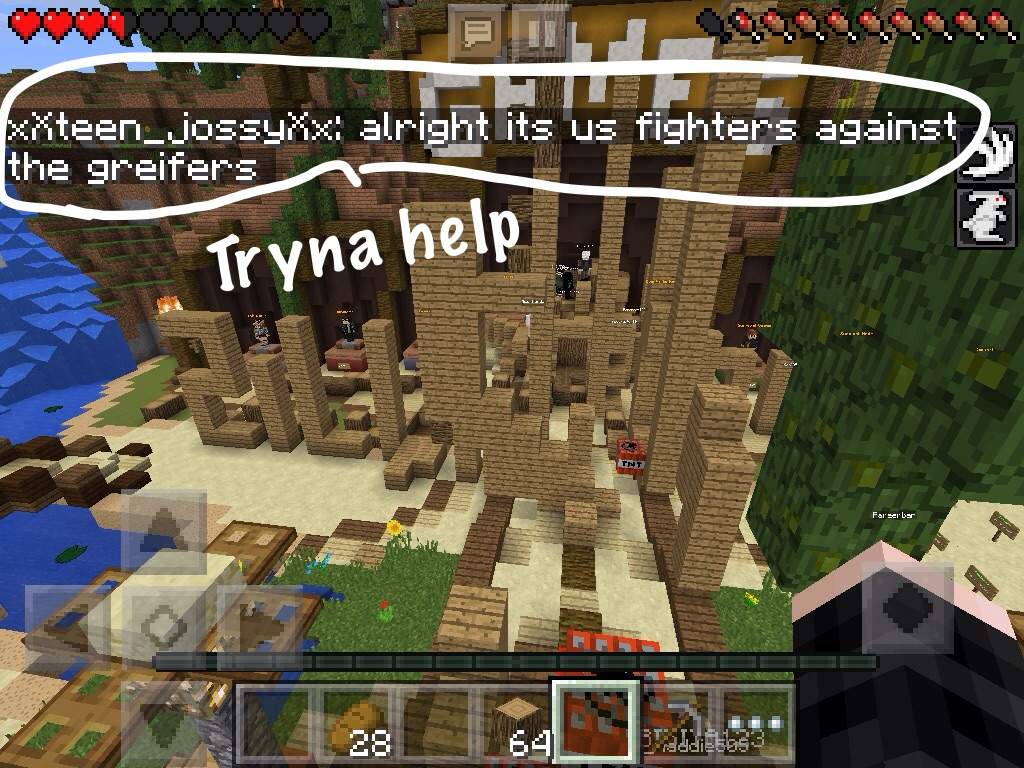 fly hacking on lifeboat CTF minecraft pe