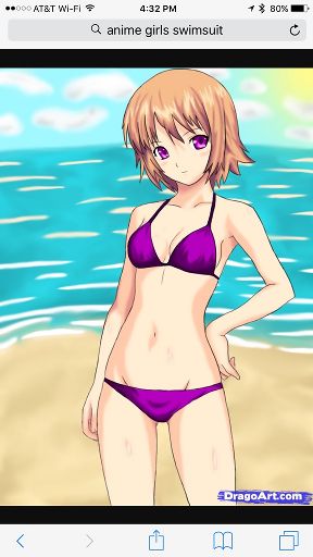 anime girls swimsuits