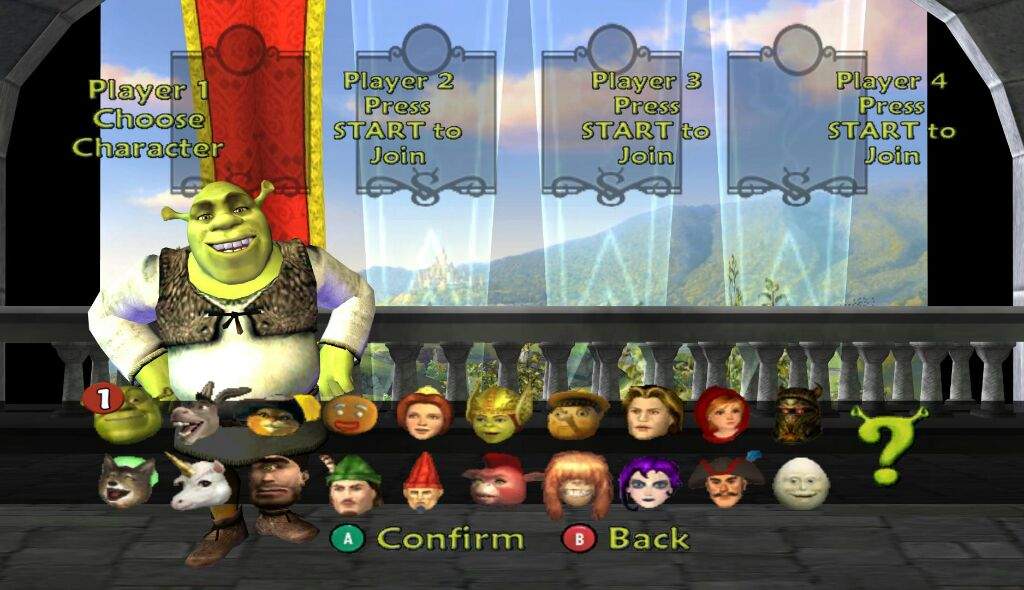 Shrek gamecube games