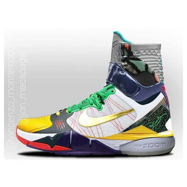 kobe shoes with his face on it