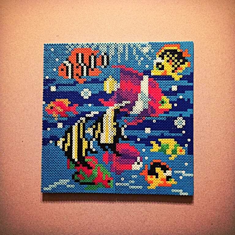 🐠Perler Bead Ocean Scene🐠 Crafty Amino