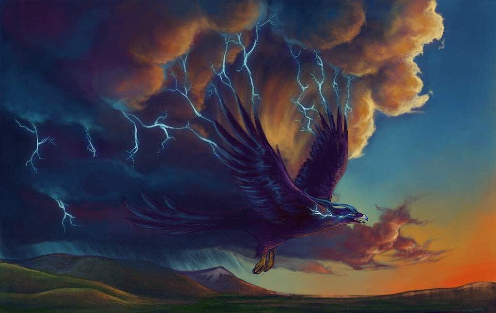 thunderbird native american painting
