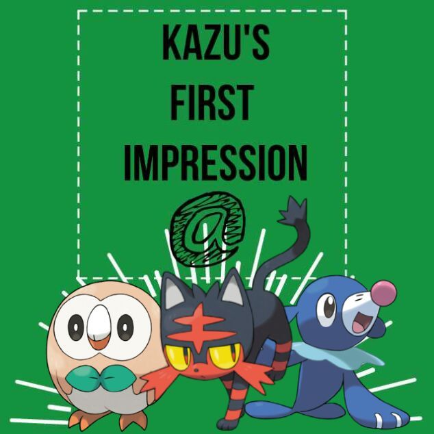 first impression pokemon first impression pokemon